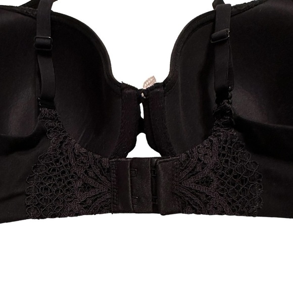 Victoria's Secret Bra Lightly Lined Lace-Cup Demi Bra, Black, 36C - Picture 7 of 9